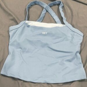 SET ACTIVE Blue Luxform Studio Tank Top